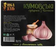 Сухарики Riga Хліб кумовские с чесноком 80г 4820219910145