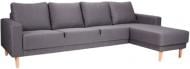 Диван модульний AMF Monet 3-місний і кутовий модуль сірий 2510x1450x640 мм