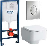 Система інсталяції Laufen Grohe 38721001 + унітаз 8209610000001