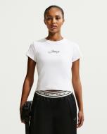 Футболка Nike W NSW RIB MOD CRP JDI TEE IH7996-100 р.XL белый