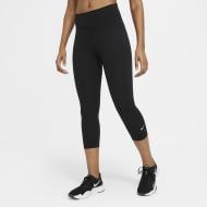 Лосины Nike W NK ONE DF MR CRP T DD0245-010 р.XS черный