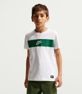 Футболка Nike K NSW TEE BRANDMARK CB IF5957-101 р.XS белый Футболка Nike K NSW TEE BRANDMARK CB IF5957-101 р.XS белый