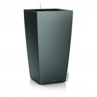 Вазон пластиковый Lechuza Cubico 30 квадратный 50,1 л антрацит