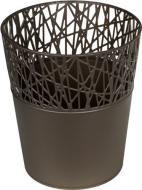 Кашпо пластиковое Prosperplast City круглый графитовый (78991-426)