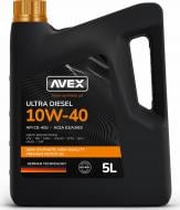 Моторное масло полусинтетическое Avex Ultra Diesel 10W-40 5 л