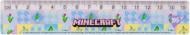 Линейка Minecraft Spring 15 см голубая YES