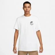 Футболка Nike M NSW AUTHRZD PERSONNEL TEE DM6427-100 р.M белый