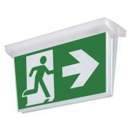 Світильник аварійний Emos «Вихід» для стелi білий ZN1112
