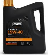 Моторна олива мінеральна Avex Formula 15W-40 4 л