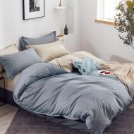 Комплект постельного белья евро серо-бежевый Homeline