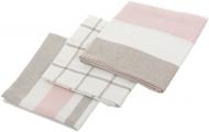 Набор полотенец кухонных Comfort 50x70 см розовый/бежевый