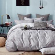 Комплект постельного белья Грумант евро серый Homeline