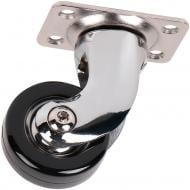Ролик мебельный 46053 R 10080 d=42 мм хром/черный Ferro Fiori