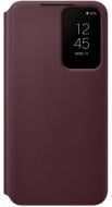 Чехол-книжка Samsung Smart Clear View Cover Burgundy (EF-ZS901CEEGRU) для S22