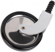 Ролик мебельный 46055 R 10090 d=75 мм хром/черный Ferro Fiori