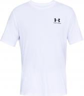 Футболка Under Armour SPORTSTYLE LEFT CHEST SS 1326799-100 р.2XL белый