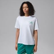 Футболка Nike W J SPT DF SS GFX TEE VERB IF2221-101 р.L белый