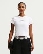 Футболка Nike W NSW RIB MOD CRP JDI TEE IH7996-100 р.L белый