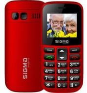 Мобильный телефон Sigma mobile Comfort 50 Easy red 4827798585221