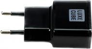 Мережевий зарядний пристрій Luxe Cube 2,1А USB black