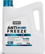 Антифриз Avex Blue TEC MEG -80 G11 концентрат 5 кг голубой