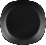 Тарілка десертна квадратна Molize, 20 см, чорна, кераміка Ardesto