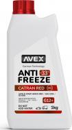 Антифриз Avex Catran Red MEG -33 ° G12+ от -30 до +40 готовый 1 кг красный
