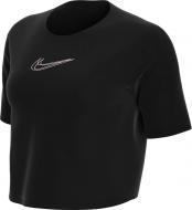 Футболка Nike W NSW CROP TEE PRNT DJ4125-010 р.L черный