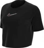 Футболка Nike W NSW CROP TEE PRNT DJ4125-010 р.S черный