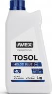 Тосол Avex Tosol Holod Blue MEG от -40 до +110 готовый 1 л 1 кг голубой