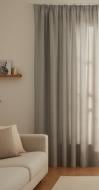 Штора-блэкаут меланж Вулли бежево-серая 200x270 см Текстиль-Контакт