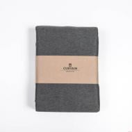 Штора-блэкаут жаккард двусторонний харрис графит 150x270 см Текстиль-Контакт