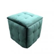 Пуф-трансформер 5 в 1 из велюра 490х490 мм зеленый (9-9о)