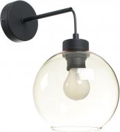 Бра TK Lighting Cubus 1x60 Вт E27 бурштиновий прозорий 4135