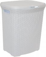 Корзина для белья Rattan 510х420х330 мм 45 л белый