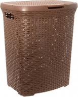 Корзина для белья Rattan 510х420х330 мм 45 л коричневый