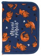 Пенал школьный Meow Power CLASS синий