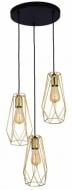 Светильник подвесной TK Lighting LUGO GOLD 3x60 Вт E27 золотой 2697