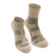 Шкарпетки трекінгові Львівська Шкарпеткова Кооператива Набір "Військовий легкий" піщаного кольору, (2 пари) р.35-37 Beige 2 ш