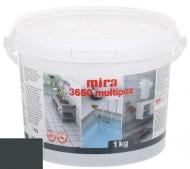 Затірка для плитки Mira 3650 multiрох 1 кг антрацит