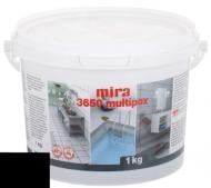 Затірка для плитки Mira 3650 multiрох 1 кг чорний