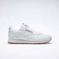 Кроссовки мужские демисезонные Reebok CL LTHR 49799 р.40 белые