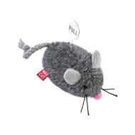 Игрушка для котов Waucat Мышка со звуковым чипом 130 мм серый (7511)