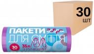 Мешки для мусора с ручками Добра господарочка 30 рулонов по 30 шт. крепкие 35 л