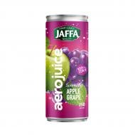 Сок Jaffa Яблочно-виноградний ггазированный Aerojuice 0,25 л