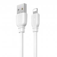 Кабель Remax Suji Series USB to Lightning 1 м white (RC-138i W)