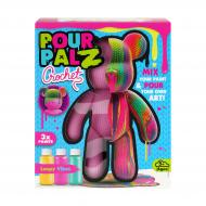 Набор для творчества ToyMonster Pour Palz Флюид Арт Мишка "Небесная лазурь" S4 Вязаные чудеса FC-G0004B