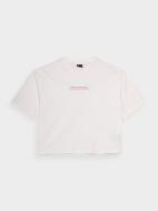 Футболка 4F TSHIRT F1042 4FSS23TTSHF1042-11S р.M білий