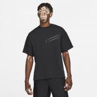 Футболка Nike M NSW PE SS KNIT TOP DA0797-010 р.2XL черный