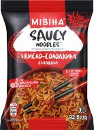 Вермишель Мівіна с кусочками ананаса с кисло-сладким вкусом 92,5г